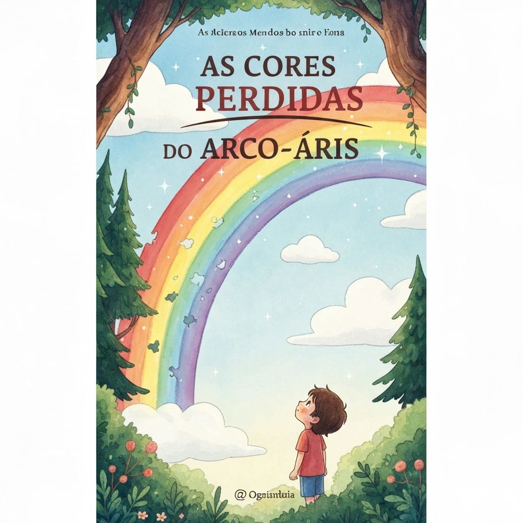 Capa do livro As Cores Perdidas do Arco-Iris